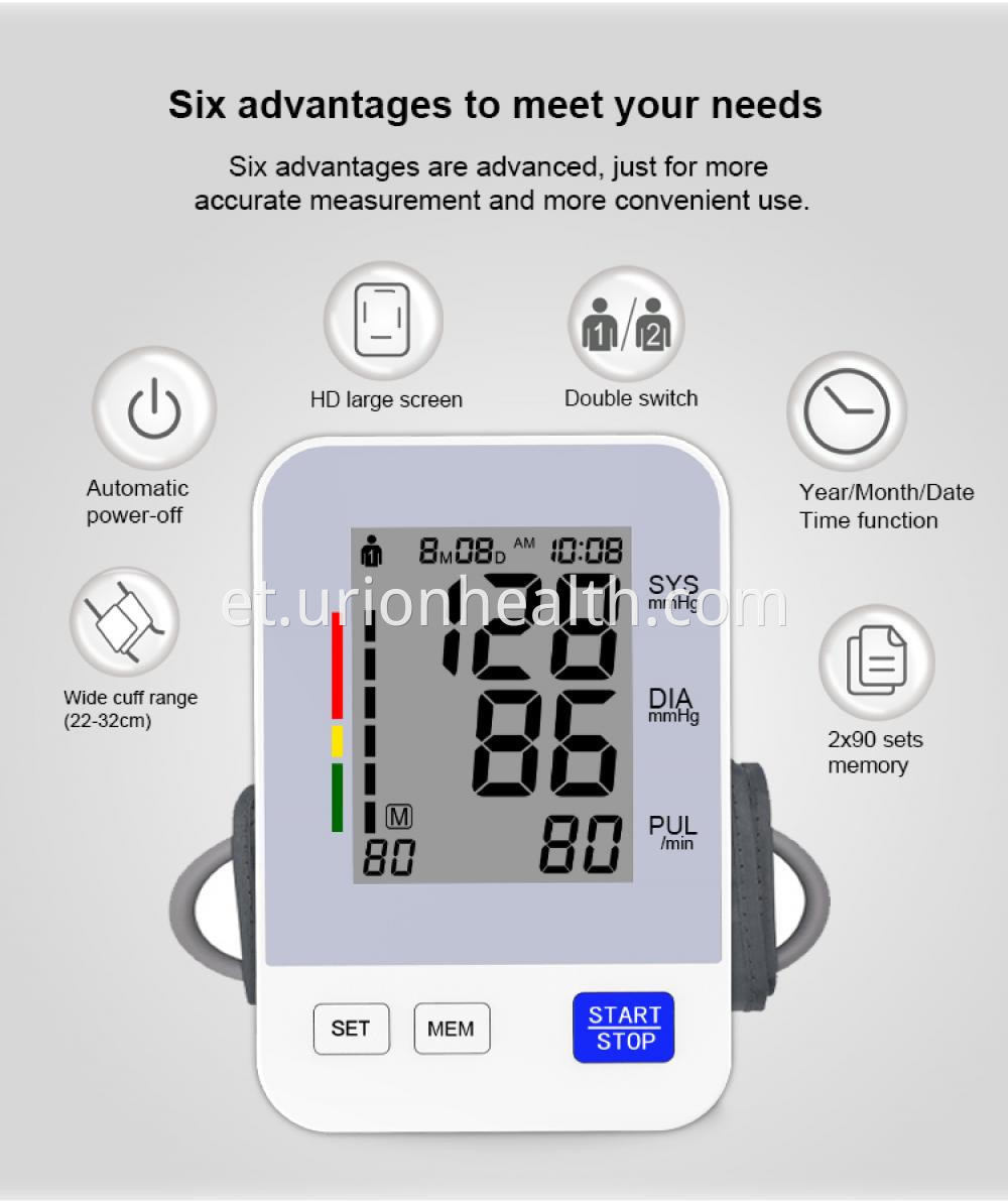 Sphygmomanometer bp monitor bp machine